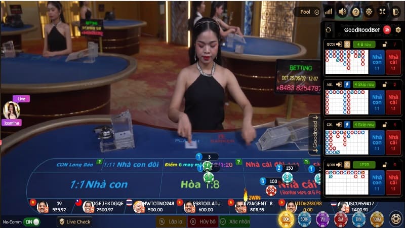 Baccarat là game casino thu hút thành viên tham gia